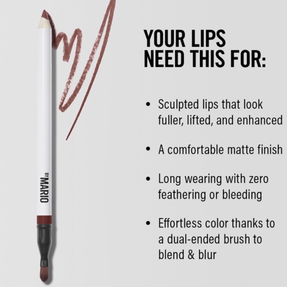 NEW✅MARIO ULTRA SUEDE SCULPTING LIP PENCIL - Picture 16 of 16